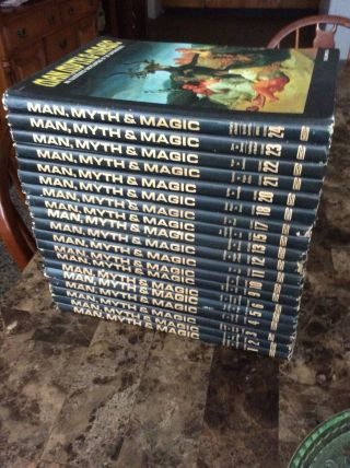 Man Myth & Magic Book Set,  19 Of The 24 Volume Set,  Witchcraft Occult