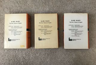 Capital,  by Karl Marx (Volumes 1 - 3,  Hardcover,  Good) 2