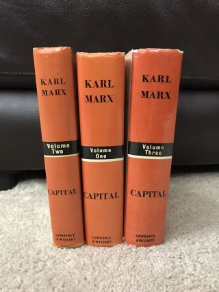 Capital,  by Karl Marx (Volumes 1 - 3,  Hardcover,  Good) 3