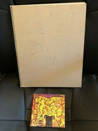 Matt Lamb Diary Pages,  1992,  16 Color Prints,  W/ Signed Letter To Irv Kupcinet