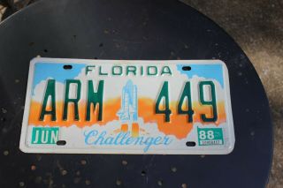 1988 Florida Challenger License Plate Arm - 449