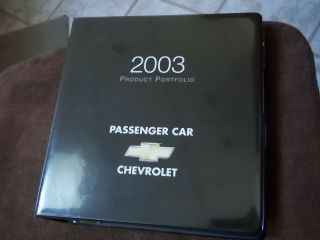 2003 Chevrolet Dealers Album - Impala,  Corvette,  Malibu,  Monte Carlo,  Venture
