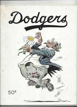 1951 Brooklyn Dodgers Yearbook In Very Good - (see Scan)