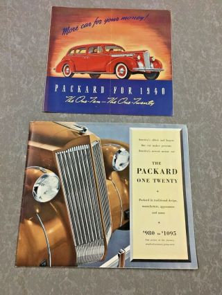 1940 Packard Sales Brochures
