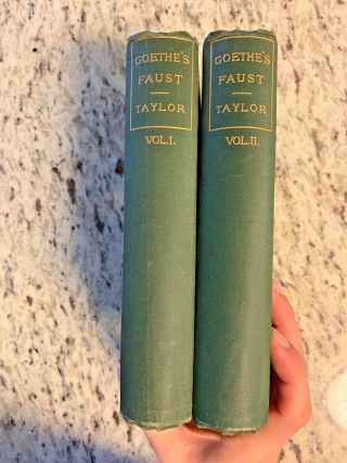 1871 Antique Books " Goethe 