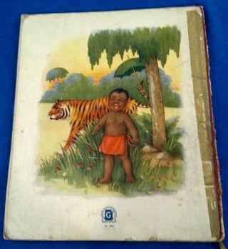 2 Little Black Sambo books 1948 Little Golden 57 & Linenette 856 HB RARE 2