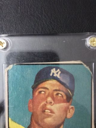 1952 Topps Mickey Mantle 311 Rookie Card 2