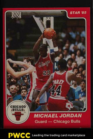 1984 - 85 Star Basketball Michael Jordan Rookie Rc 101 (pwcc)