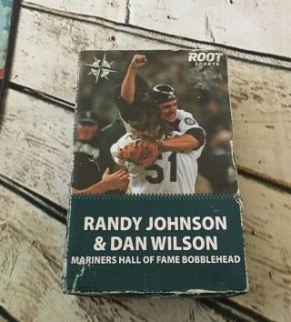 Randy Johnson Dan Wilson Seattle Mariners Hall Of Fame 2012 Bobblehead Sga Hof