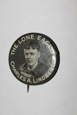 Vintage Charles A.  Lindbergh Pin,  Late 1920 