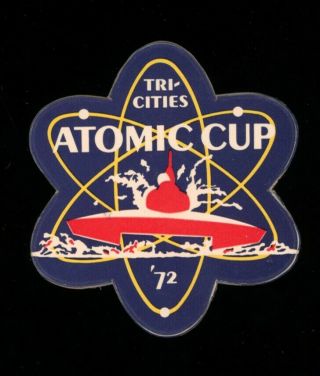1972 Atomic Cup Hydroplane Tri - Cities Regatta Boat Seafair Gold Racing Race