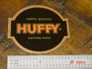 Huffy Bicycles Dayton,  Ohio Head Badge Sticker 1980 