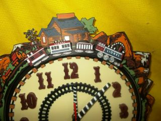 Lionel Centennial Wall Clock w/ Moving Train 100 Anniversary 1900 - 2000 2