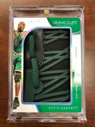 2018 - 19 Immaculate Kevin Garnett Game - Laces Anta Kg 2 Shoe Jumbo Patch 1/1