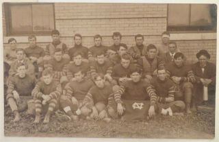 Circa 1910 University Of North Carolina Football Real Photo Postcard