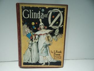 Glinda Of Oz Book By L.  Frank Baum - 1920 1st Edition W/ 12 Color Plates