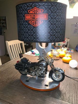 Not Harley Davidson Motorcycle Bike Desk Table Lamp 2004
