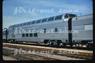 Duplicate Slide - Atsf Santa Fe 553 Dome Passenger Car