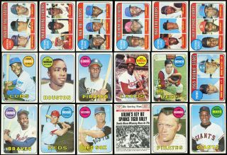1969 Topps Mid - Hi Grade COMPLETE SET Mantle Mays Clemente Fingers Jackson (PWCC) 2