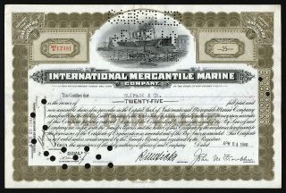 1940 International Mercantile Marine Company (white Star Line) - Titanic