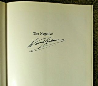 Ansel Adams - The Negative - Hand Signed By Ansel Adams