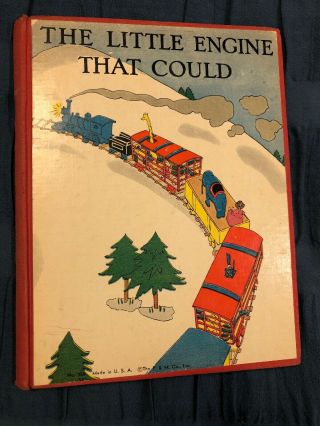 The Little Engine That Could Watty Piper Mabel Bragg 1930 1st Ed Lois L.  Lenski