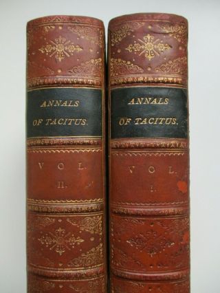 1891/96 Fine Leather Bindings ANNALS OF TACITUS Cornelii Taciti FURNEAUX 2 Vols 2