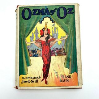 Ozma Of Oz - L.  Frank Baum - 1939 - Black/ White Plates - With Dust Jacket