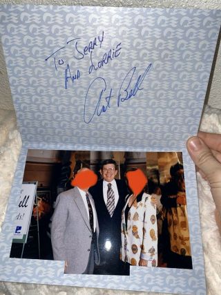Art Bell Radio Host Princess Cruise Love Boat Picture And Autograph 1997