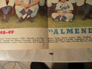Cuban Baseball Beisbol Campeon Almendares 1948 Hall of Famer Monte irvin 3
