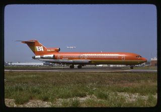 Braniff International Boeing 727 - 200 N444bn 35mm Kodachrome Aircraft Slide