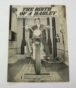 The Birth Of A Harley - Inside Look At Amf Harley Davidson Factory At York