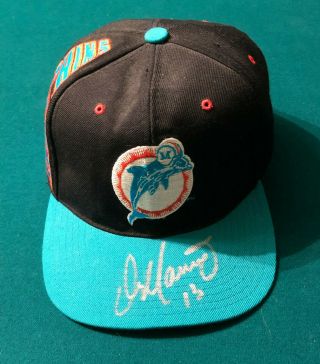 Miami Dolphins Dan Marino Vintage Signed Hat Cap Autographed Nfl Hof