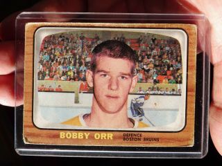 1966 Topps 35 Bobby Orr Rc Rookie Card Boston Bruins