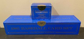 1985 Topps Tiffany Factory Set,  Traded Mcgwire Clemens Puckett Rc