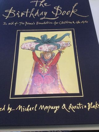 Signed 1st Limited Edition The Birthday Book.  Quentin Blake,  Roald Dahl