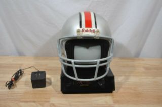 1996 Vintage Helmet Tv Am/fm Radio Ohio State M105