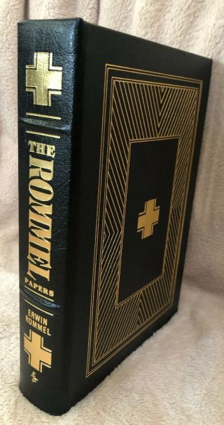 Easton Press Leather Bound The Rommel Papers By Erwin Rommel 22k Gold Accents