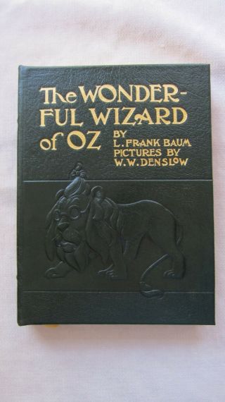 Old Book The Wonderful Wizard Of Oz By Frank Baum Easton Press Leather 1987 Vgc