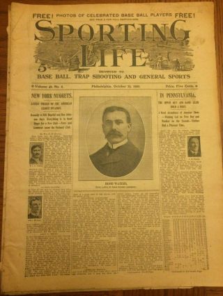 4 Vintage 1902,  3&4 Sporting Life Magazines Waters,  Gilbert,  Sebring,  Diefenderfer 2