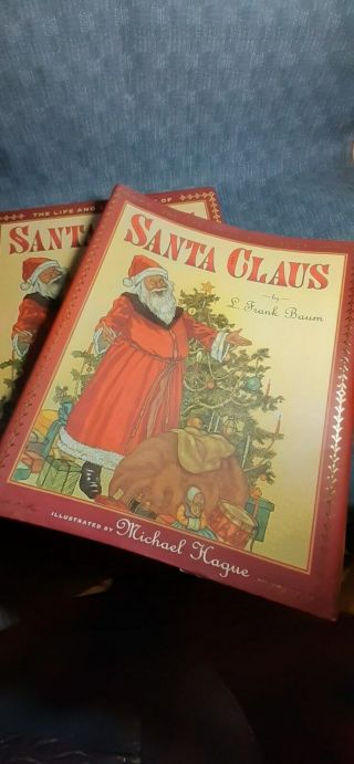Baum LIFE & ADVENTURES OF SANTA CLAUS Illustrated & Signed by Michael Hague 2