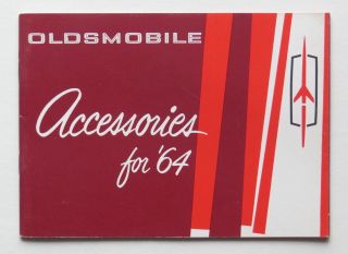 1964 Oldsmobiile Accessories Brochure Vintage
