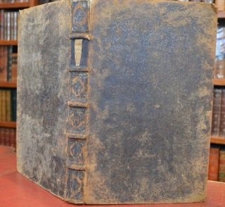 1670 Cornelius A Lapide - Commentary On Book Of Wisdom - Full Lthr - Tall Folio
