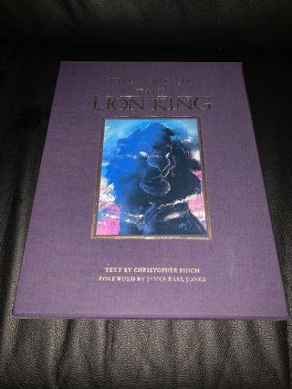 The Art Of The Lion King Slipcase Signed Edition Christopher Finch Disney