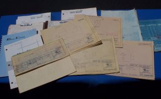 Convair Cv - 880 Rate Of Climb Indicator Drawings,  Blueprint Booklets Great Select