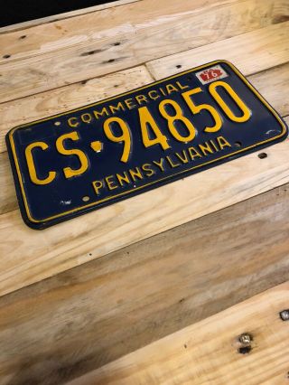 1976 Commercial,  1970 Vintage Pennsylvania PA License Plates Collectible 3
