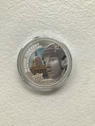 2017 Upper Deck Grandeur 1oz Silver Coin Hockey Wayne Gretzky /5000