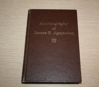 Autobiography Of James T.  Agajanian 1965 Limited First Edition Signed 767/1000