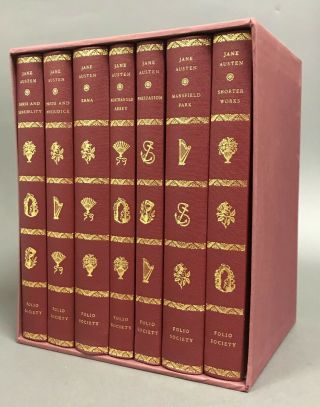 The Complete Novels Of Jane Austen (7 Volume Boxed Set) The Folio Society 2003