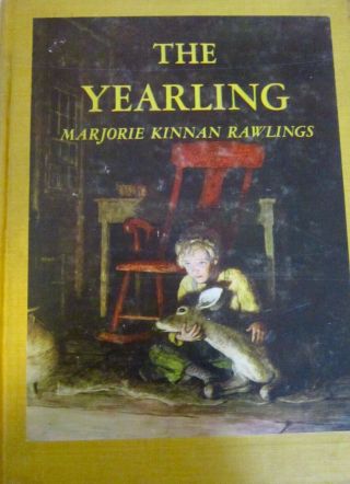 Illustrated N.  C.  Wyeth First Edition Book " The Yearling By M.  K.  Rawlings 1938 "